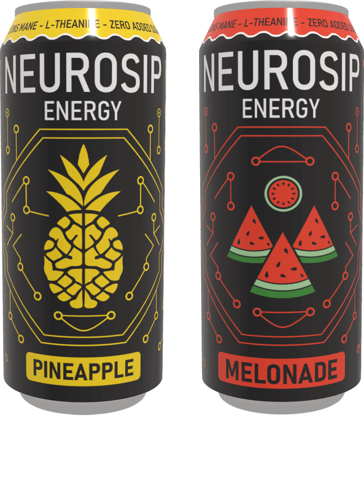 Neurosip Pineapple and Melonade with dietary information