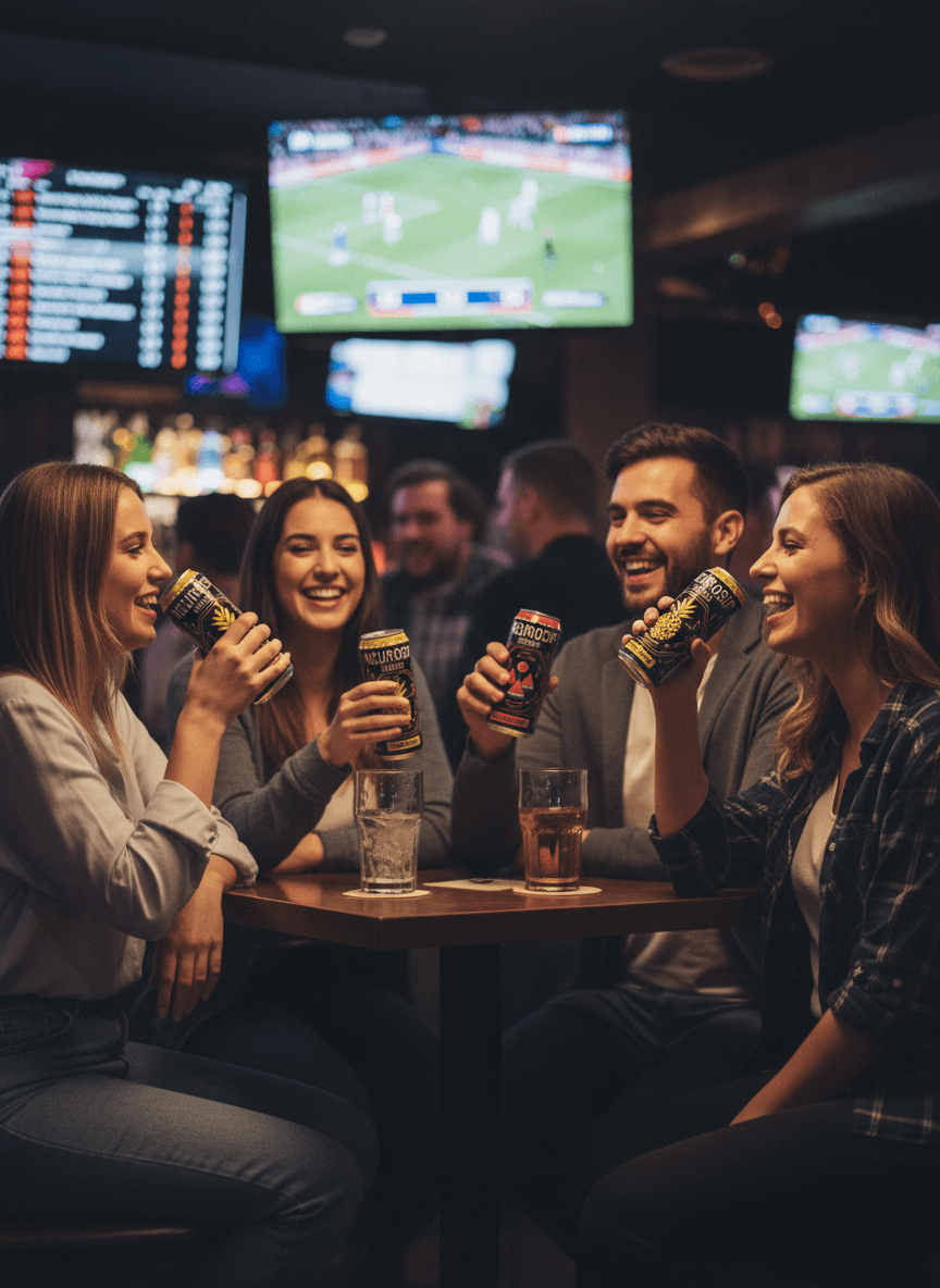Group of drinks enjoying Neurosip